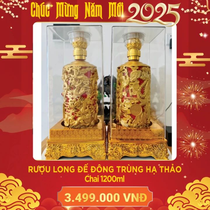 Rượu Long Đế Đông Trùng Hạ Thảo (1200ml)
