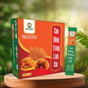 Cao Đông Trùng Linh Chi Hộp 20 Gói Bio Hope