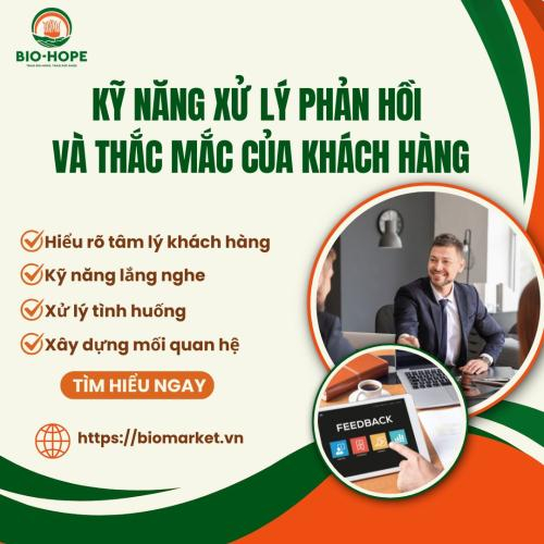 Kỹ năng xử lý phản hồi và thắc mắc của khách hàng