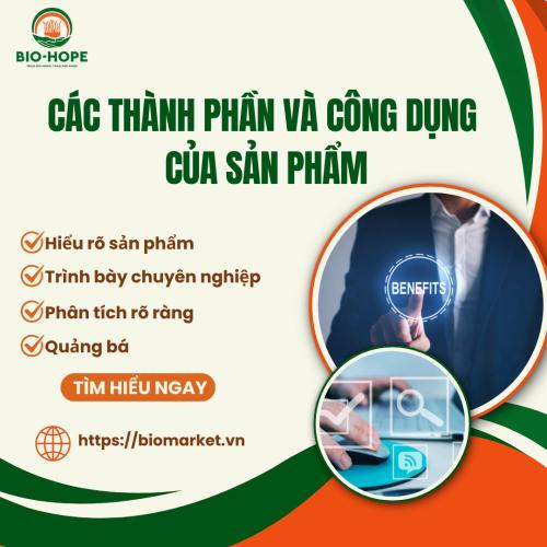 Các Thành Phần Và Công Dụng Của Sản Phẩm