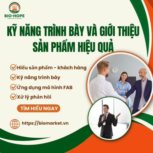 Kỹ Năng Trình Bày Và Giới Thiệu Sản Phẩm Hiệu Quả