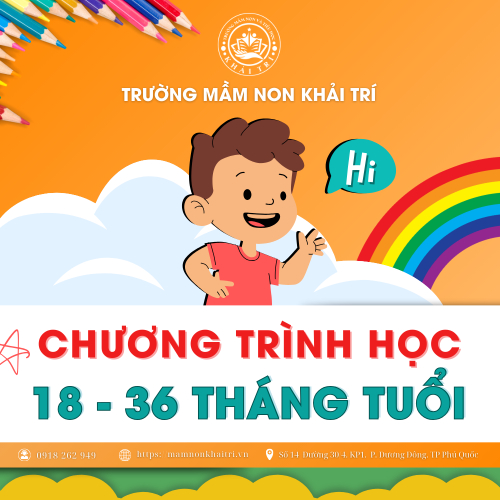 Chương Trình Học 18 - 36 Tháng