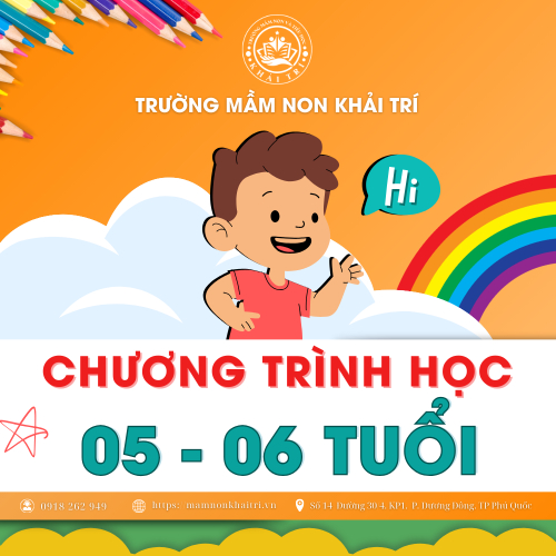 Chương Trình Học 5 - 6 Tuổi