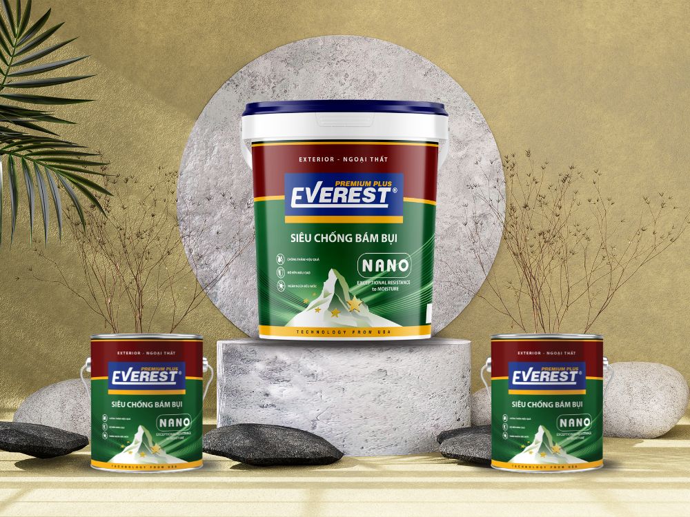 3. Sơn Everest Nano – Giải pháp chống bám bụi hiệu quả cho tường nhà