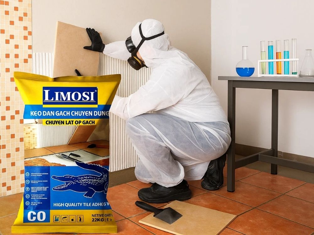 2. Đặt & điều chỉnh gạch hợp lý