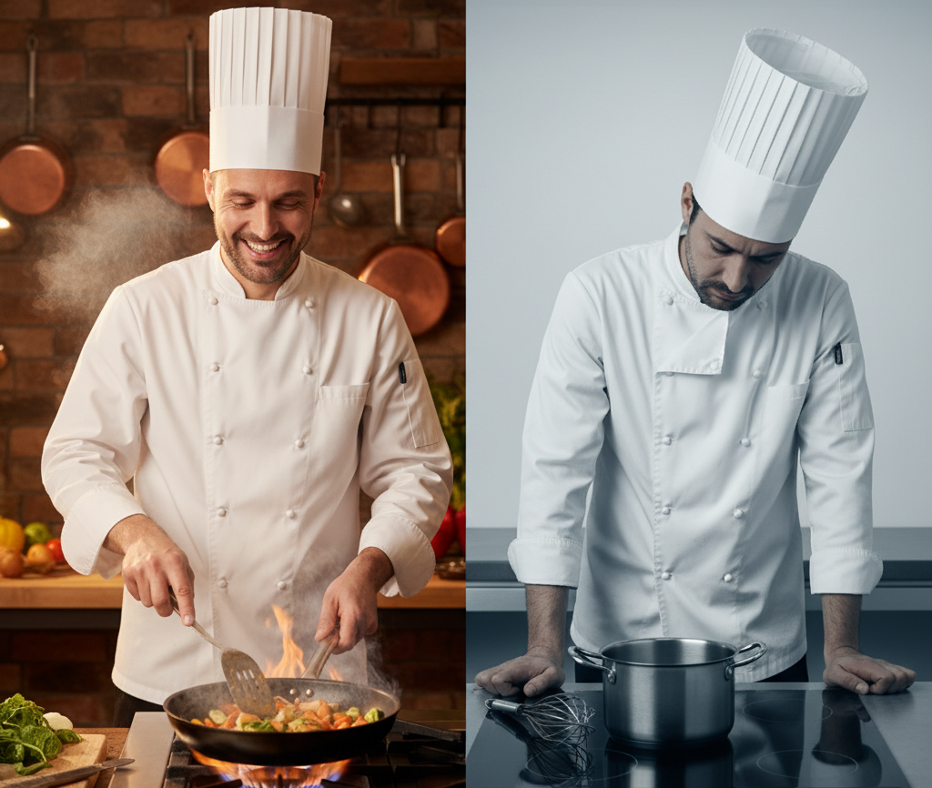 Vì sao đầu bếp sử dụng bếp gas thay vì bếp điện