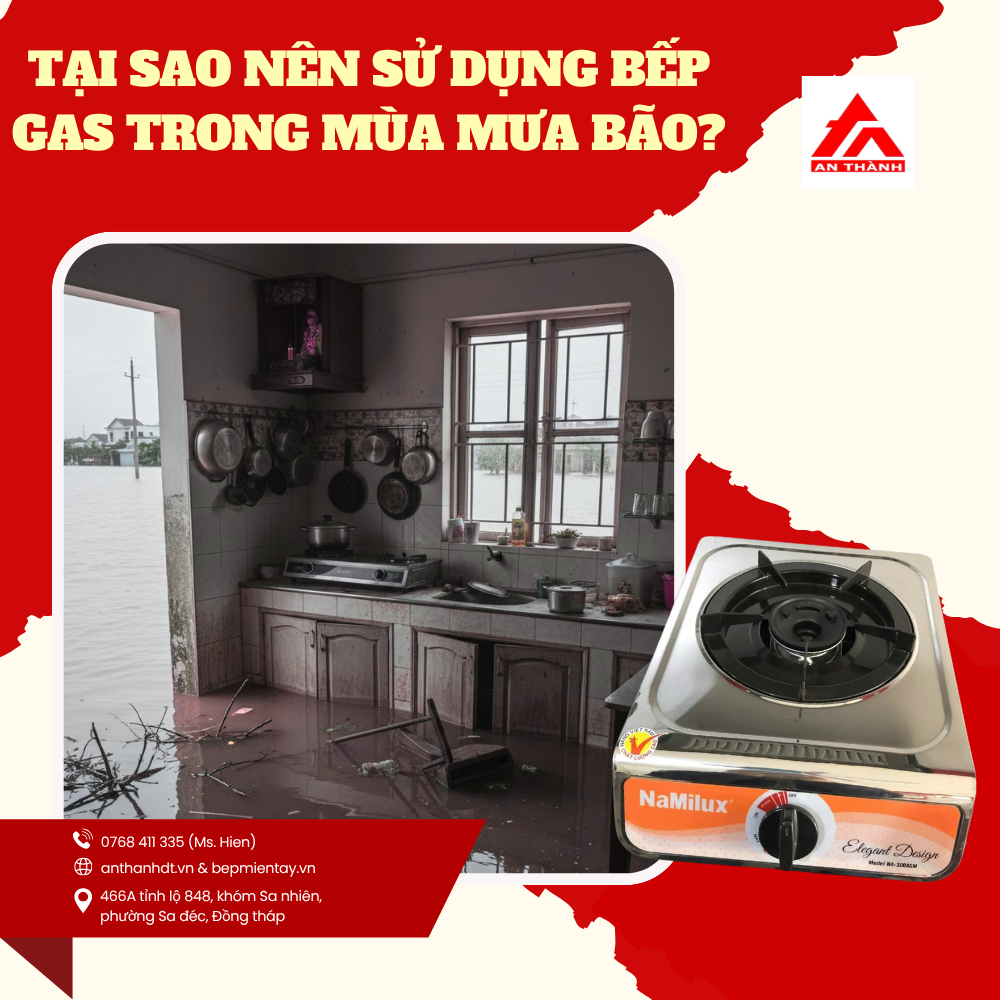 Có Nên Sử Dụng Bếp Gas Khi Trời Mưa Bão?
