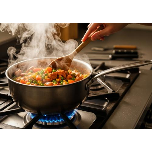 Cách hâm thức ăn bằng bếp gas đúng chuẩn