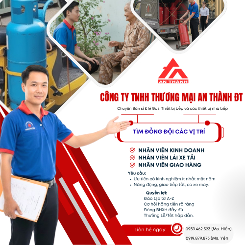 An Thành ĐT Tuyển Dụng Cuối Năm 2025 - Lương Cao, Ổn Định, Việc Làm Lâu Dài!