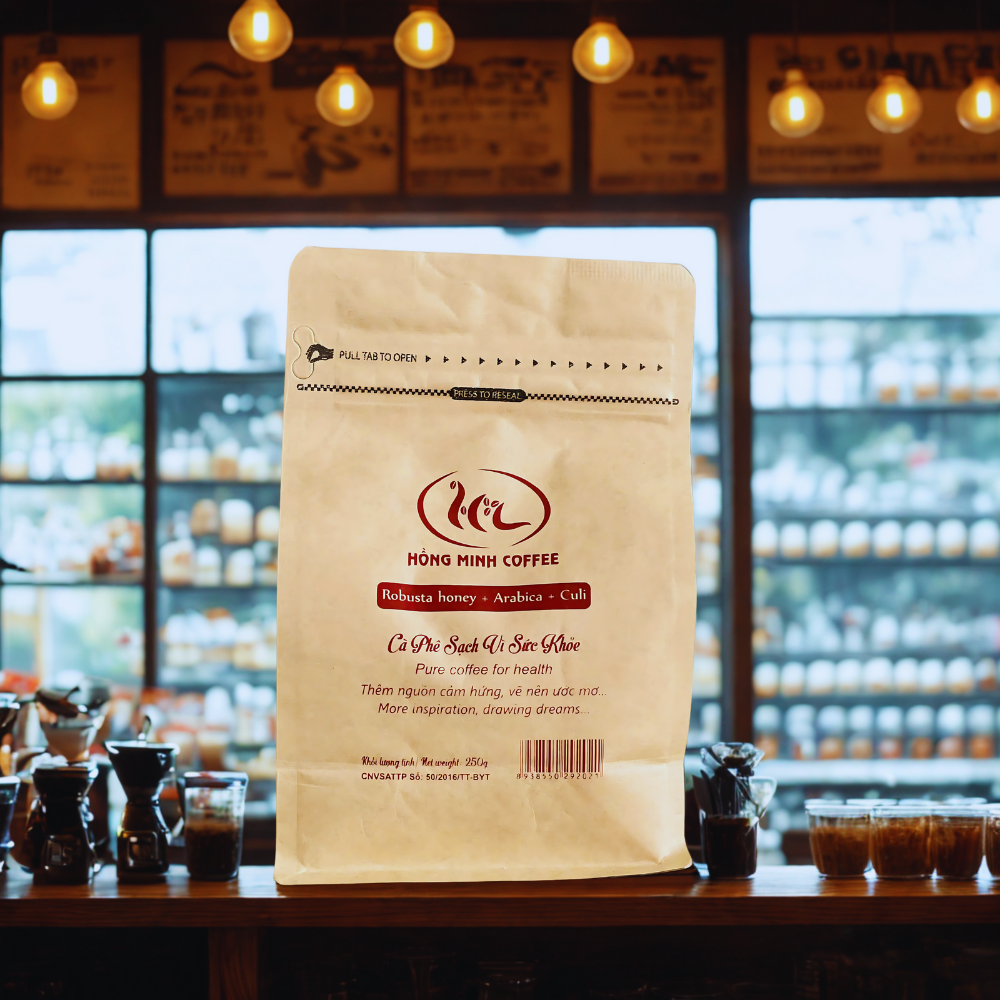 CbC2E3A2H36fEd3 Hồng Minh Coffee – Robusta Honey + Culi