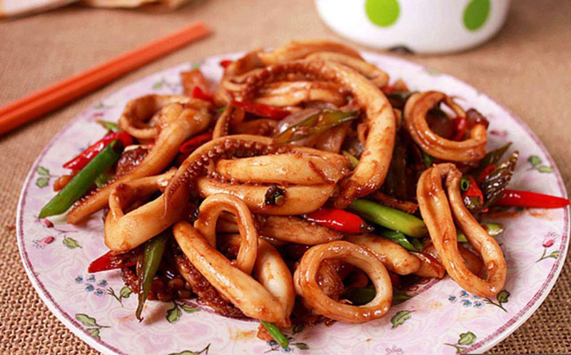 Mực xào chua ngọt