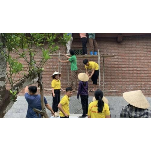 Ngày Lao Động Công Ích Giúp Ban Phục Dựng Tháo Dỡ Mái Ngói Cũ