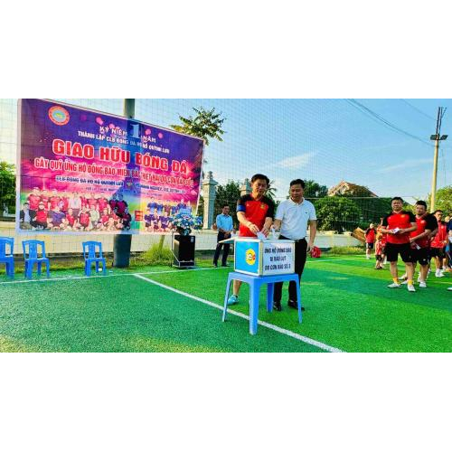 Giao Hữu Bóng Đá Giữa FC Họ Hồ Quỳnh Lưu Và  FC Doanh Nghiệp