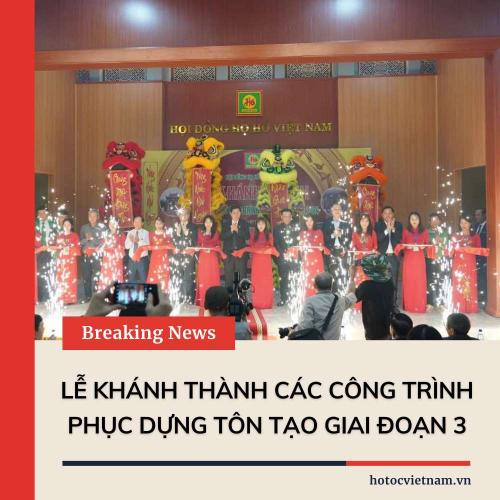 Lễ Khánh Thành Các Công Trình Phục Dựng Tôn Giáo Giai Đoạn 3