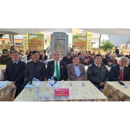 Họ Hồ Hải Phòng Tổ Chức Đại Lễ Tế Tổ Trạng Nguyên Hồ Hưng Dật