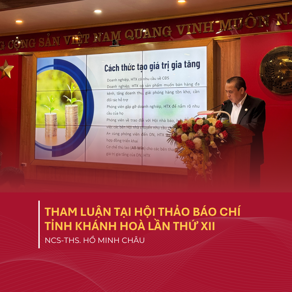 Tham Luận Tại Hội Thảo Báo Chí Tỉnh Khánh Hoà Lần Thứ XII