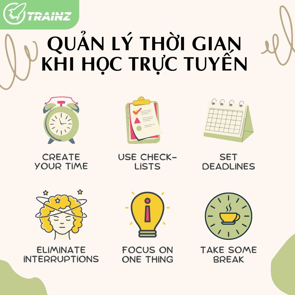 Quản Lý Thời Gian Khi Học Trực Tuyến