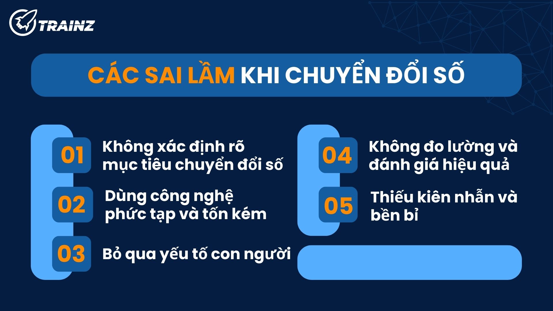 2. Các sai lầm phổ biến khi chuyển đổi số