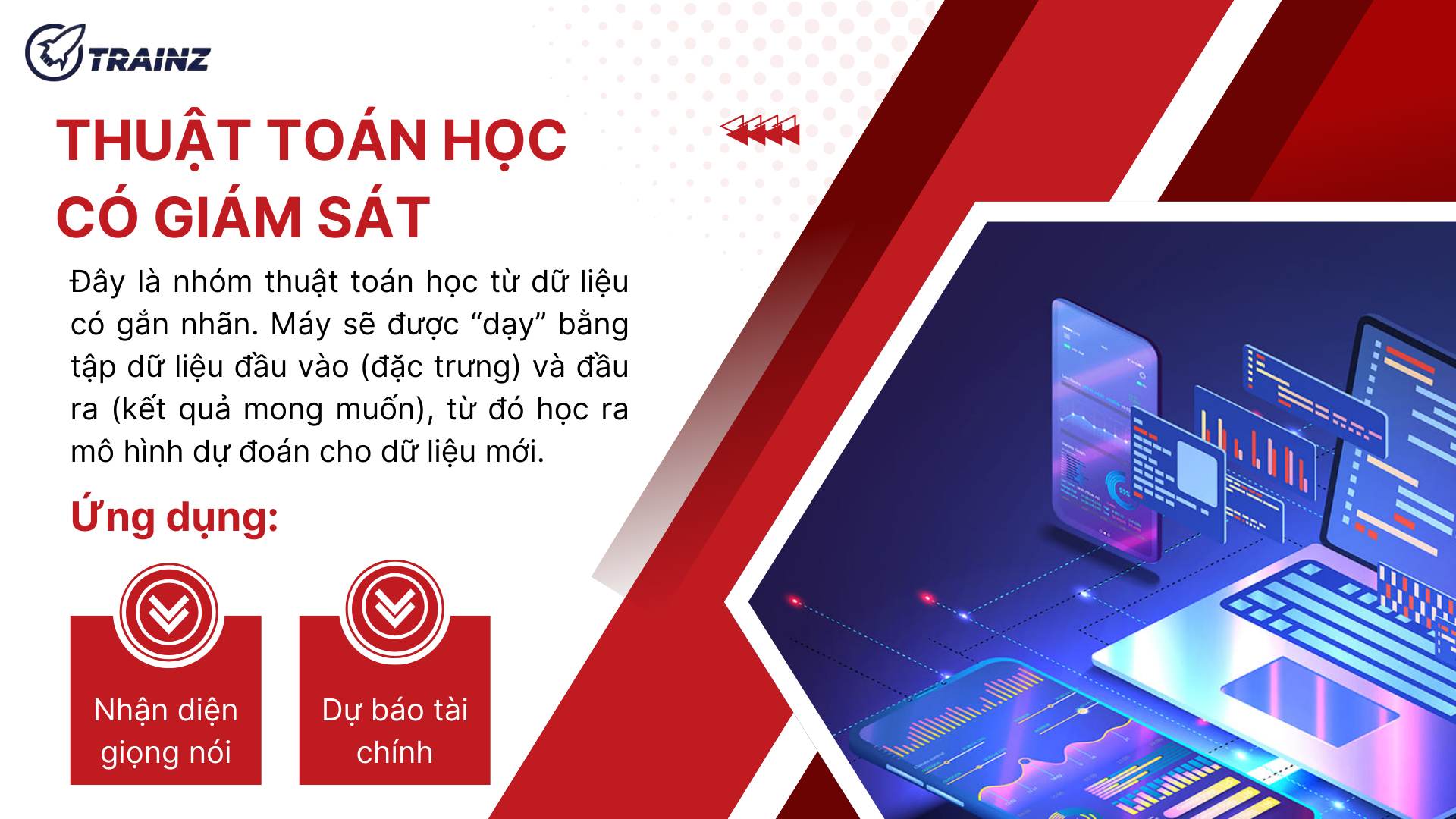 1. Thuật toán học có giám sát (supervised learning)