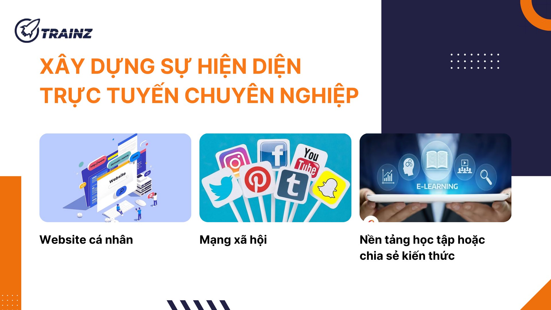 2. Xây dựng sự hiện diện trực tuyến chuyên nghiệp