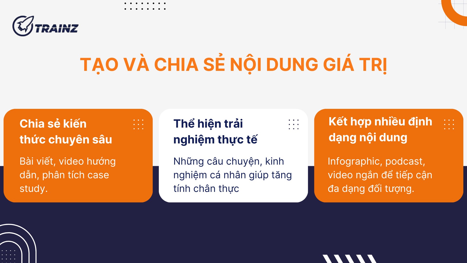 3. Tạo và chia sẻ nội dung giá trị