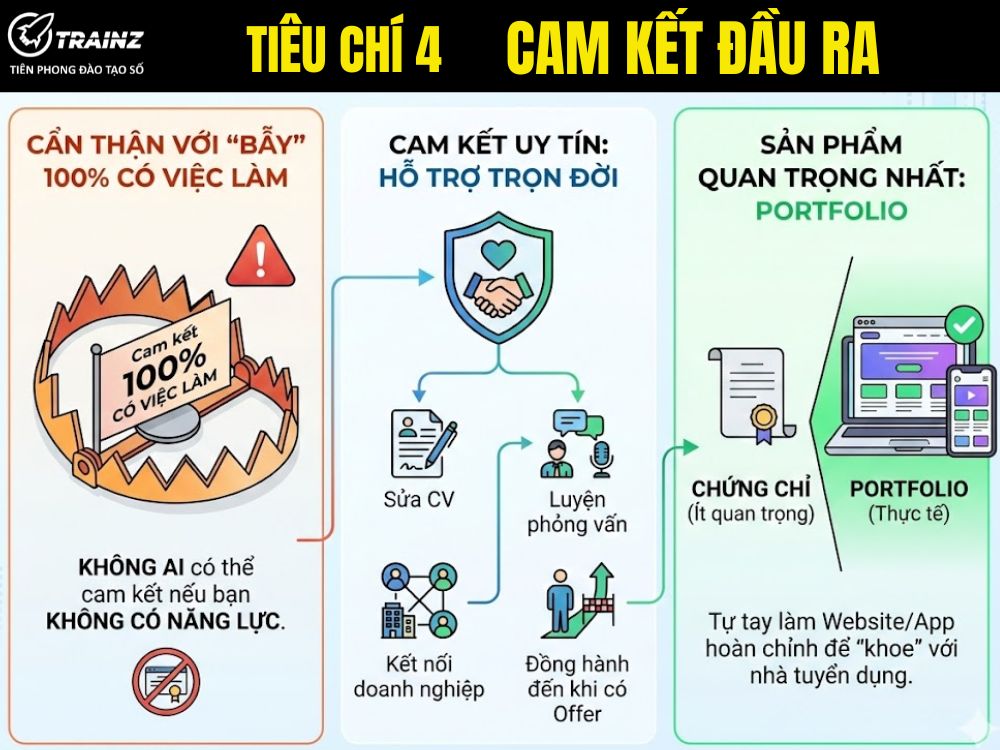 Tiêu chí 4 - Cam kết đầu ra