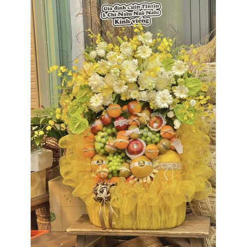 Giỏ Hoa - Trái Cây Cao Cấp _ Kính Viếng