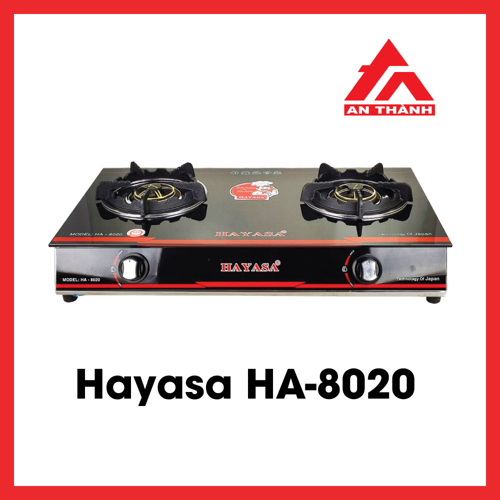 F1Bh9f60B891548 Bếp Gas Đôi Kiếng Cường Lực - Hayasa HA8020