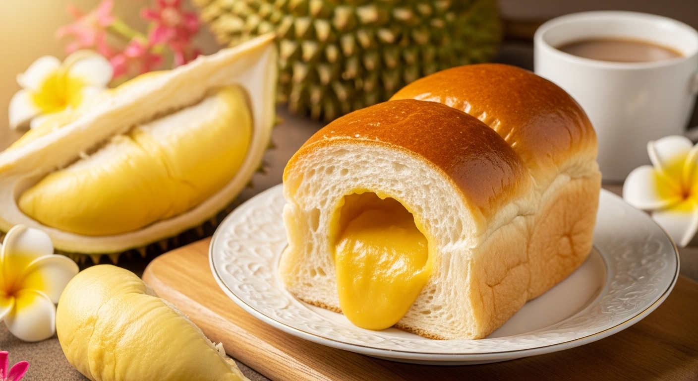 Khi hương sầu riêng bước vào thế giới bánh mì