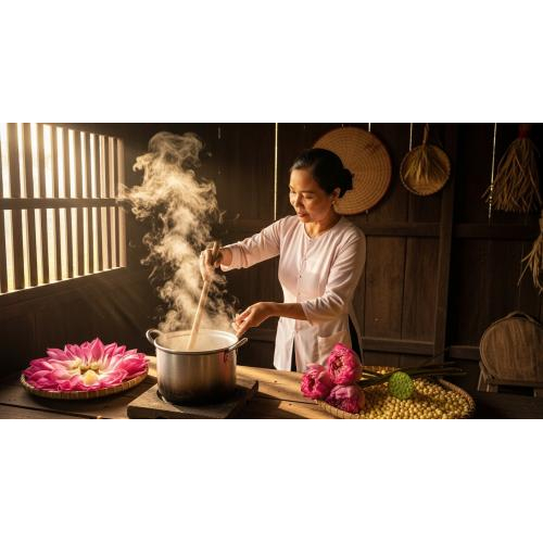 Hơi thở của quê nhà, an yên và thuần khiết