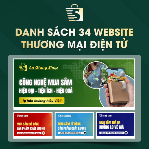 Danh Sách Website TMĐT Của 34 Tỉnh Thành Việt Nam