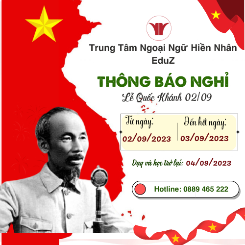 Thông Báo Nghỉ Lễ Quốc Khánh