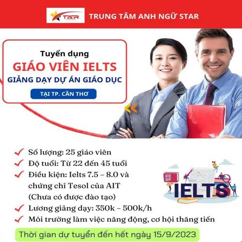 Tuyển dụng Giáo viên IELTS