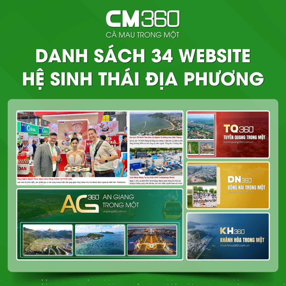 Danh Sách Hệ Sinh Thái Địa Phương Của 34 Tỉnh Thành Việt Nam