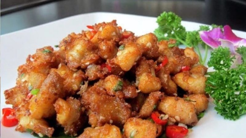 Gà tre chiên nước mắm