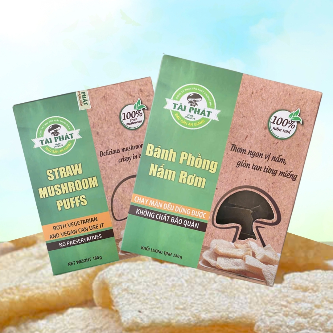 Bánh Phồng Nấm Rơm Tài Phát