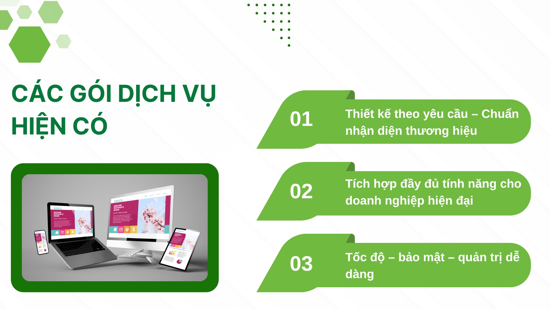 1. Chúng tôi có thể cung cấp dịch vụ gì cho bạn?