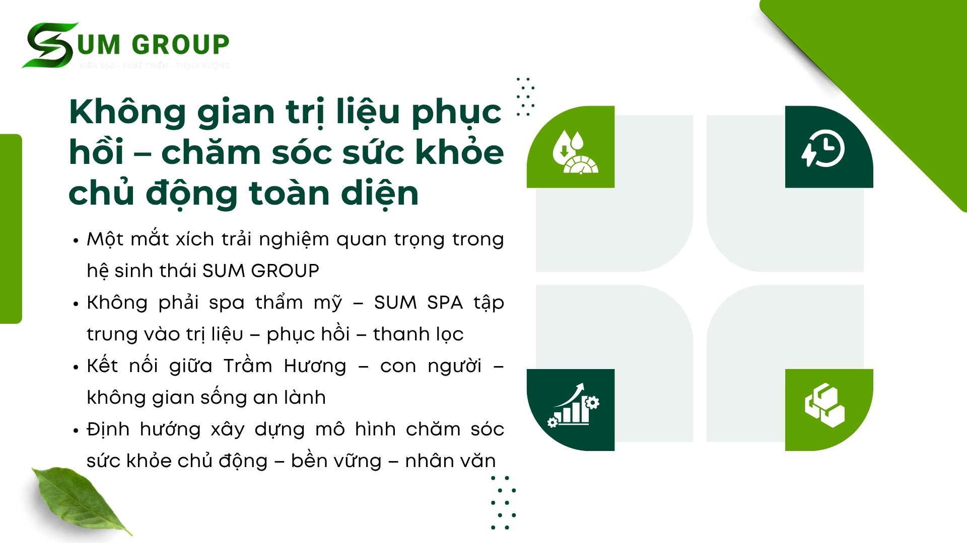 1. SUM SPA – Dòng chảy trị liệu tự nhiên trong hệ sinh thái Trầm Hương