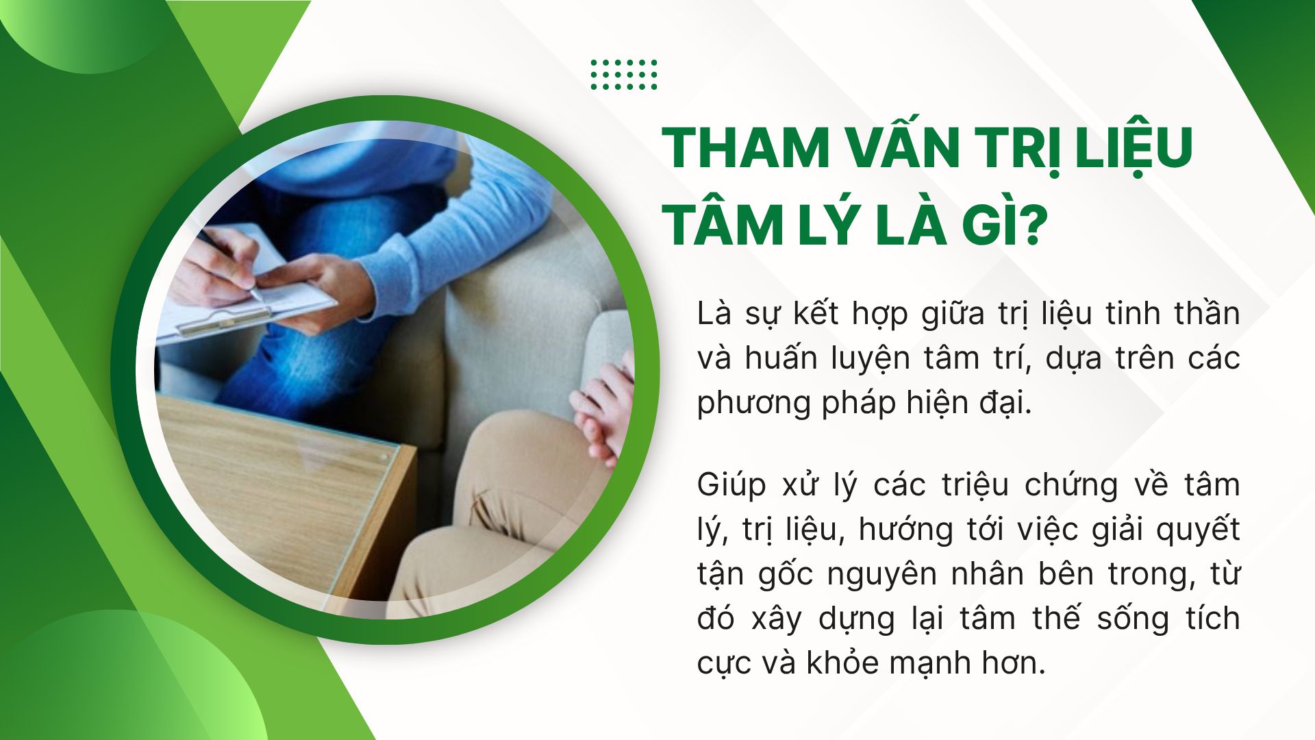 1. Tham vấn trị liệu tâm lý là gì?