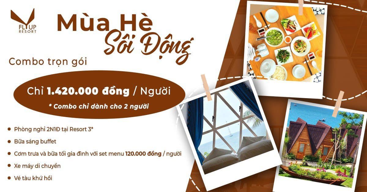 Combo nghỉ duỡng trọn gói ưu đãi