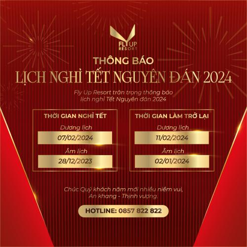 Thông Báo Lịch Nghỉ Tết Nguyên Đán 2024