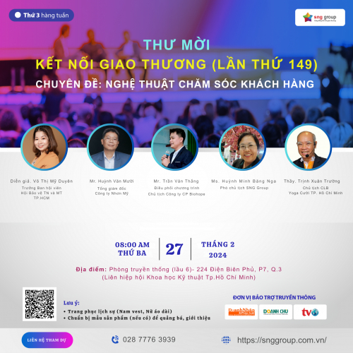 SNG Group kết nối giao thương - lần thứ 149