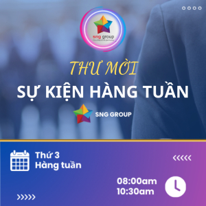 Thư Mời Tham Gia Sự Kiện Kết Nối Giao Thương - SNG Tây Sài Gòn