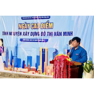 Kiên Giang: Ra Quân Ngày Cao Điểm Tình Nguyện Xây Dựng Đô Thị Văn Minh