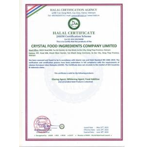 Công Ty TNHH Phụ Gia Thực Phẩm Pha Lê