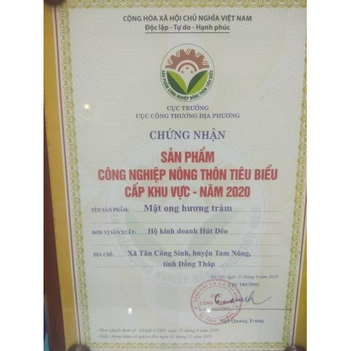 Mật Ong Hương Tràm Hút Dẻo