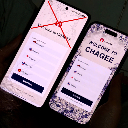 Chagee Bỏ Hình Ảnh "Đường Lưỡi Bò" Trên Ios, Android Vẫn Chưa Khắc Phục
