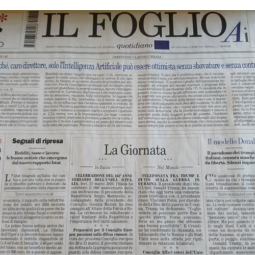 Tờ Báo Italy Lần Đầu Tiên Phát Hành Ấn Bản Do AI Tạo Ra