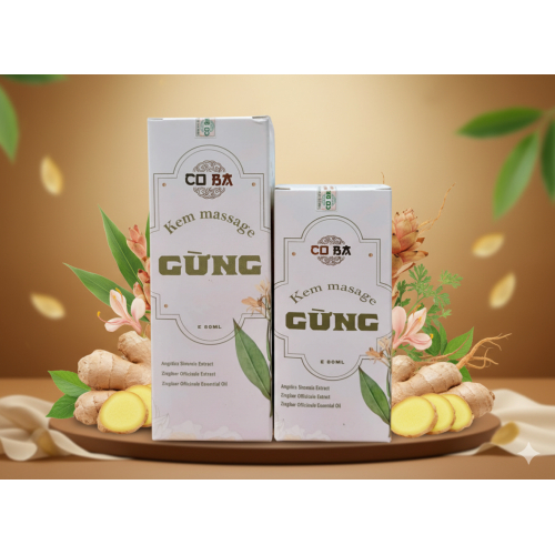 Kem Massage Gừng Co Ba 80ml