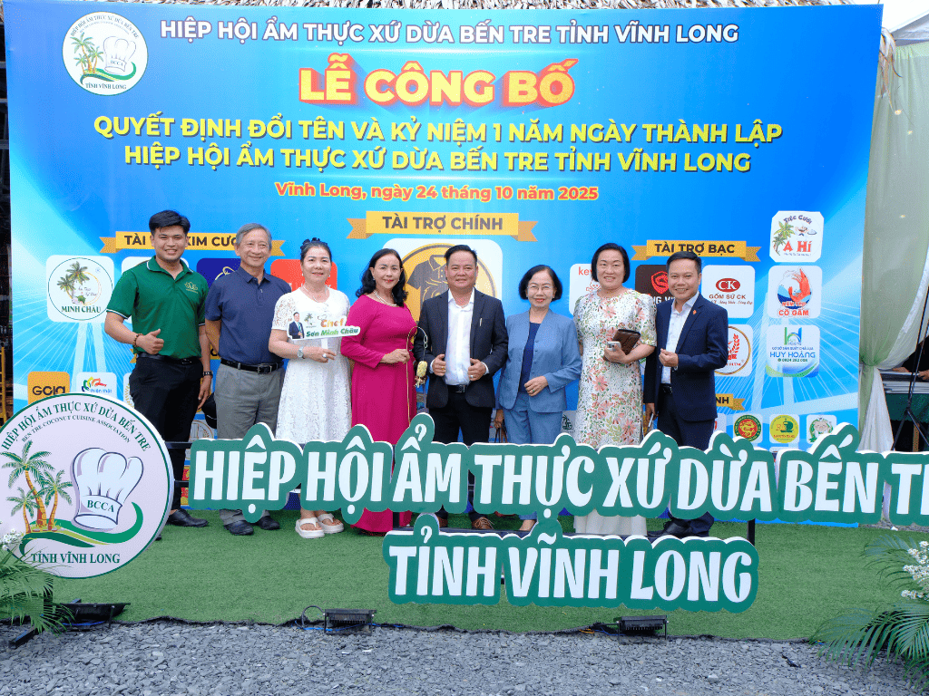 Mekong Sen đồng hành cùng Hiệp hội Ẩm thực Xứ Dừa Bến Tre – Vĩnh Long